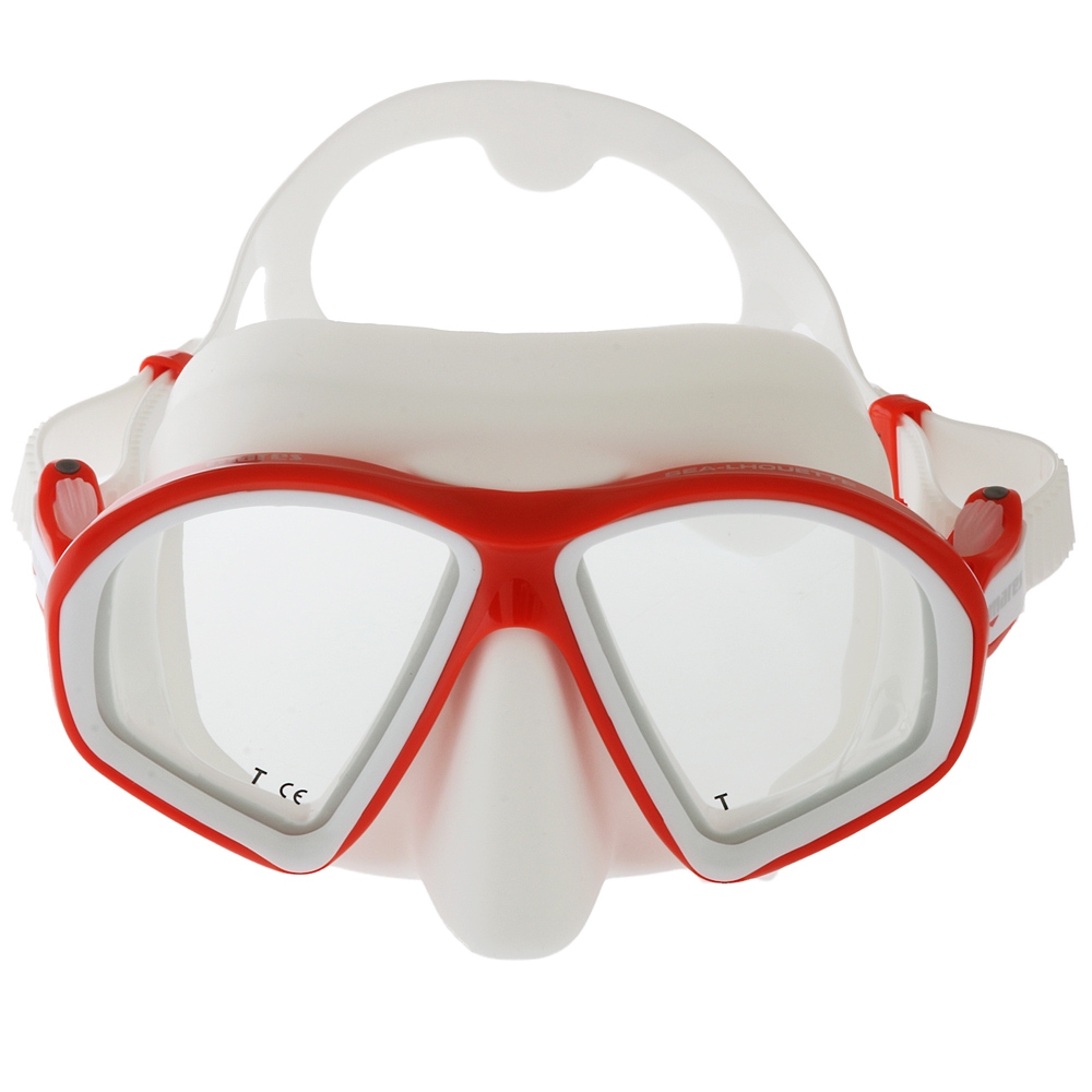 Mares Sealhouette Silicone Adult Dive Mask Red/White