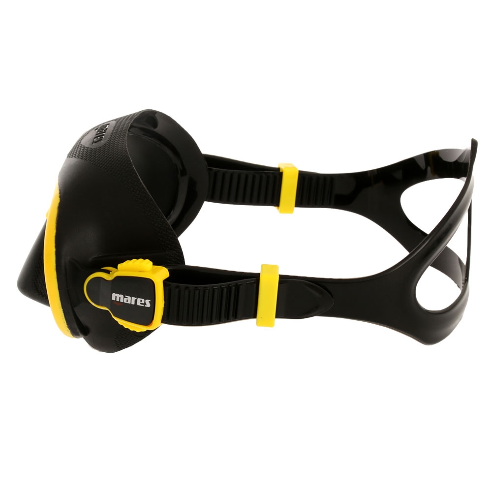 Mares X-Free Adult Dive Mask Yellow/Black
