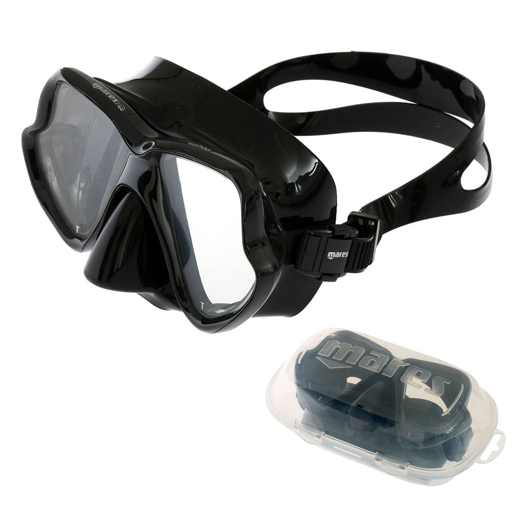 Mares Wahoo Adult Dive Mask Reflex Black/Black