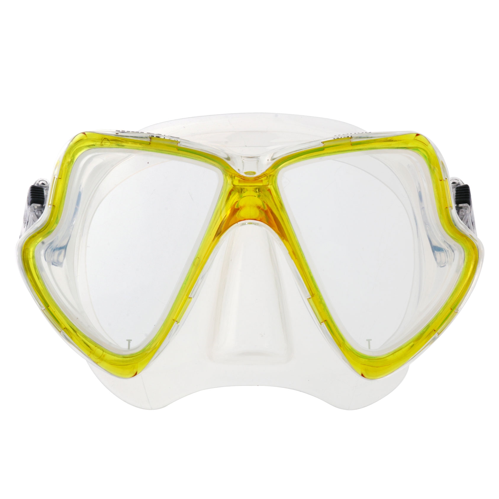 Mares Wahoo Adult Dive Mask Reflex Yellow/Clear