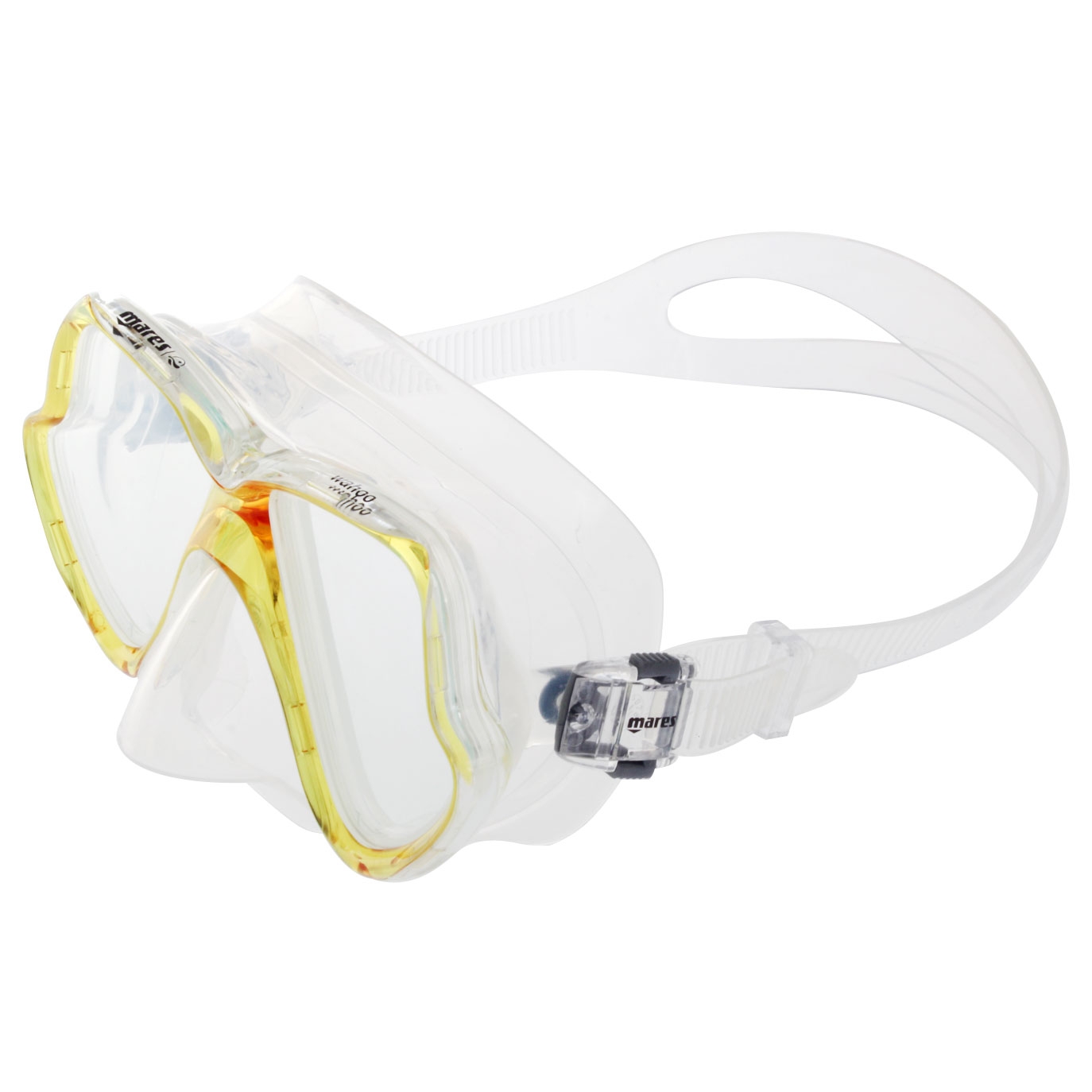 Mares Wahoo Adult Dive Mask Reflex Yellow/Clear