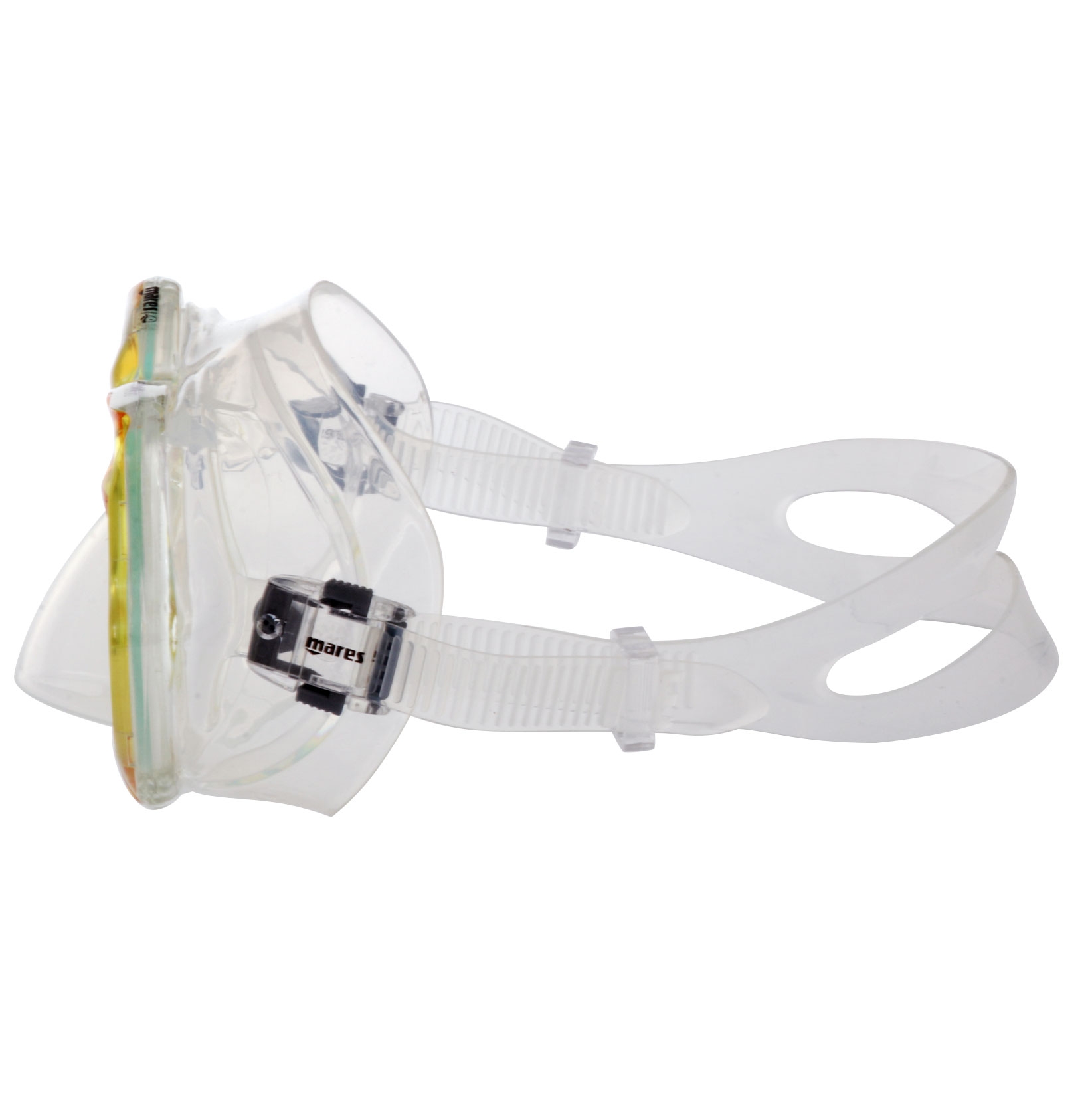 Mares Wahoo Adult Dive Mask Reflex Yellow/Clear