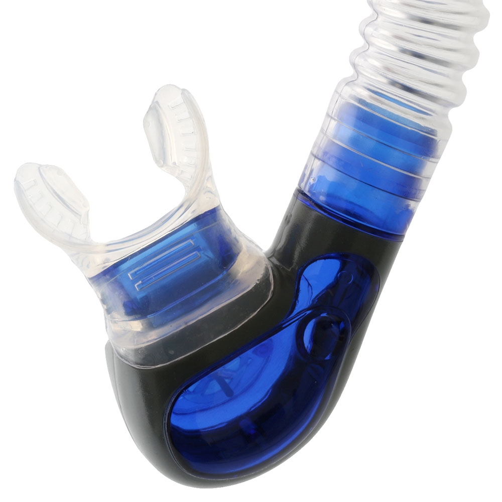 Mares Fiji Reflex Semi-Dry Dive Snorkel Blue