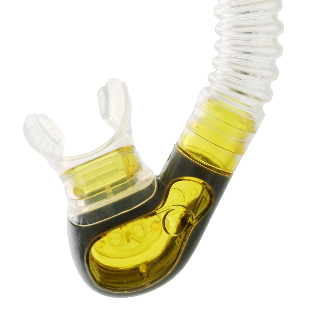 Mares Fiji Reflex Semi-Dry Dive Snorkel Yellow