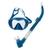 Mares Tropical Adult Dive Mask and Snorkel Set Blue