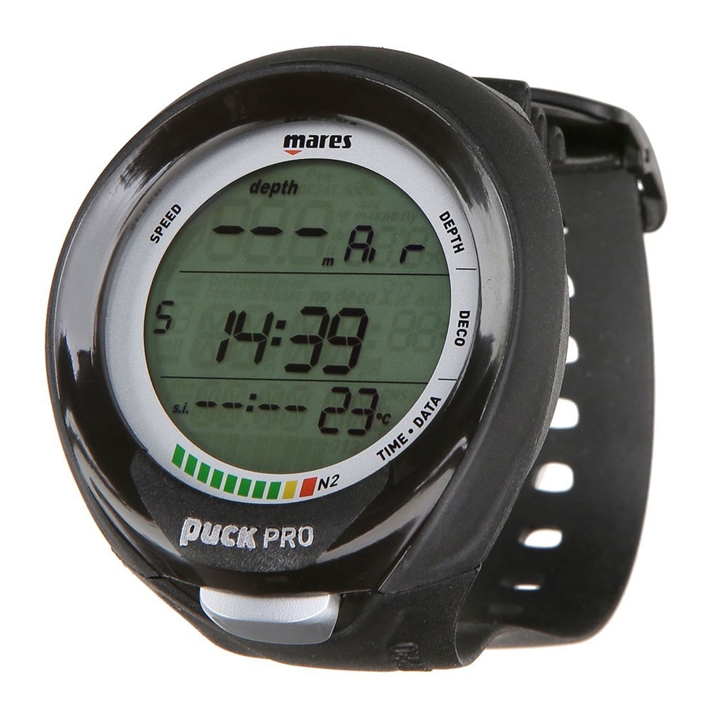 Mares Puck Pro + Dive Computer Black