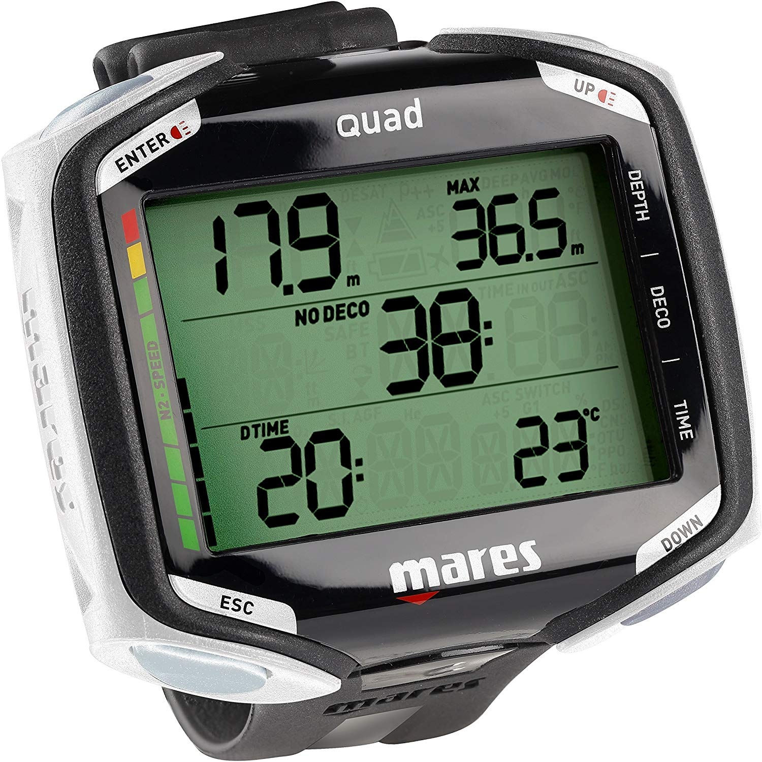 Mares Quad Air Dive Computer Black