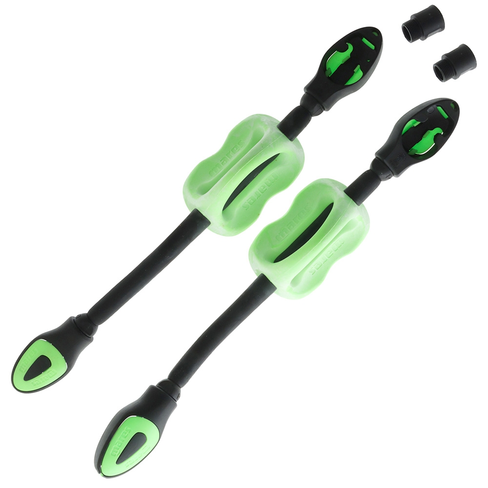 Mares Bungee Dive Fin Straps Pair Lime XS/S