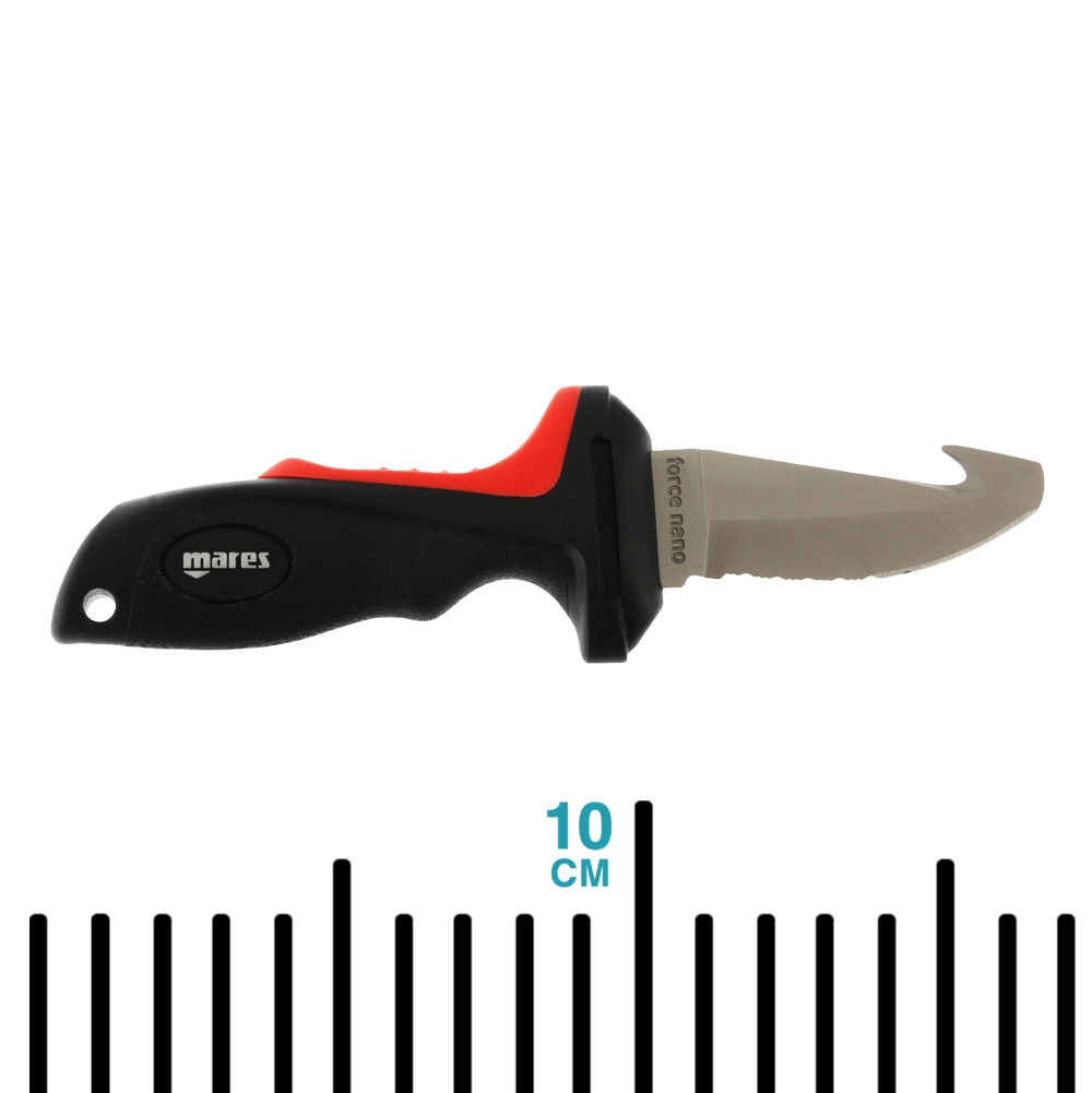 Mares Force Nano Plus Dive Knife 6.6cm