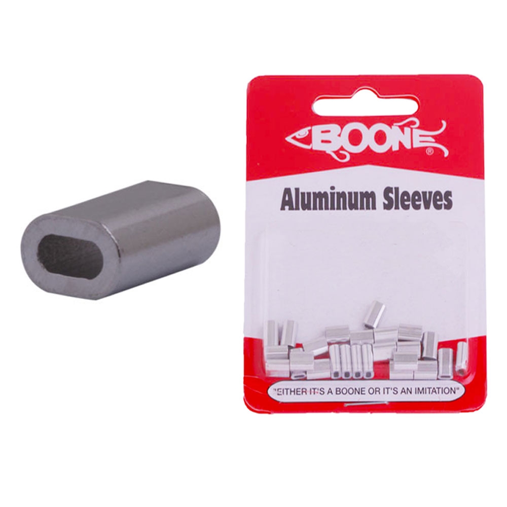 Boone Aluminium Crimp Sleeves 400lb Qty 25