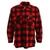 Swanndri Ranger Mens Wool Zip Front Bush Shirt Red/Black Check Small