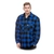 Swanndri Mens Ranger Wool Bushshirt Blue/Black Check Small