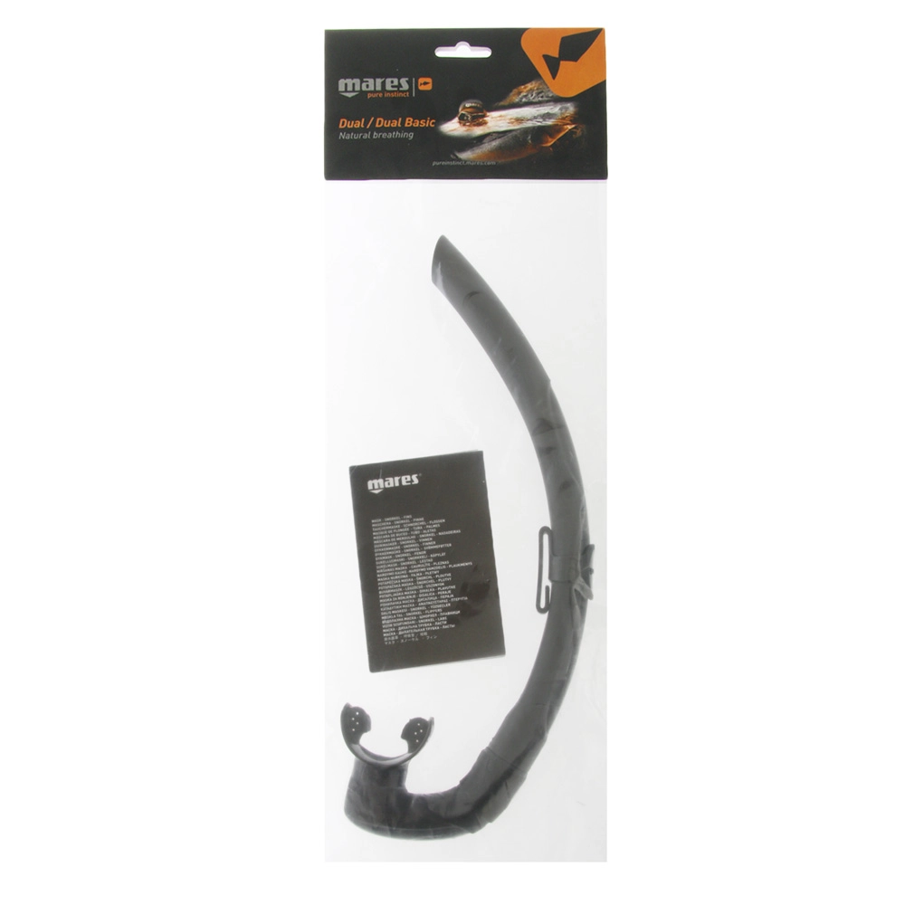Mares Dual Dive Snorkel Black Mares Dual Dive Snorkel Black
