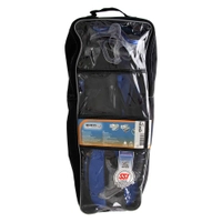 Mares Marlin and Volo Adult Dive Mask Snorkel and Fins Set Blue M/L Thumbnail Mares Marlin and Volo Adult Dive Mask Snorkel and Fins Set Blue M/L