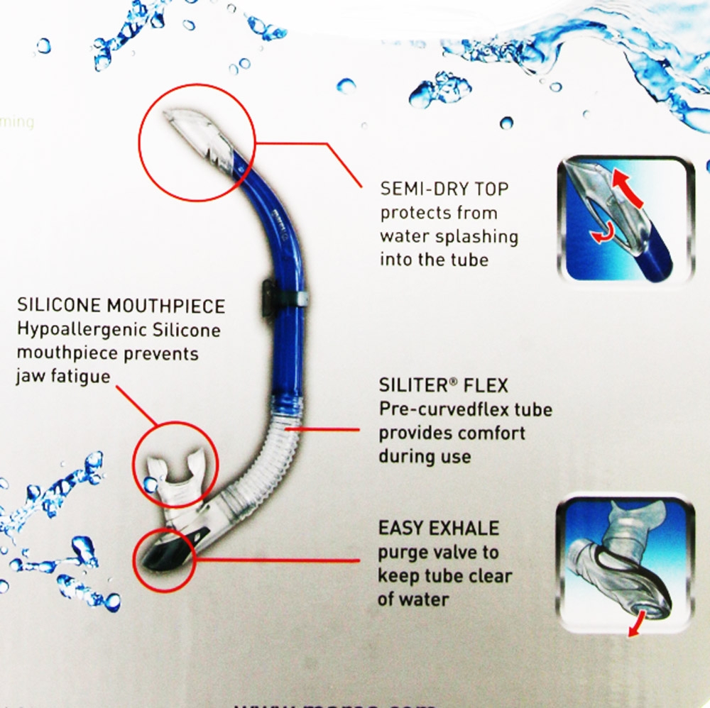 Mares Bonito Adult Silicone Dive Mask and Snorkel Set