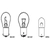 Bayonet Parallel Pins Bulb - 12V 5W