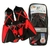 Mares Bonito X-One Adult Dive Mask Snorkel and Fins Set Red/Black M/L