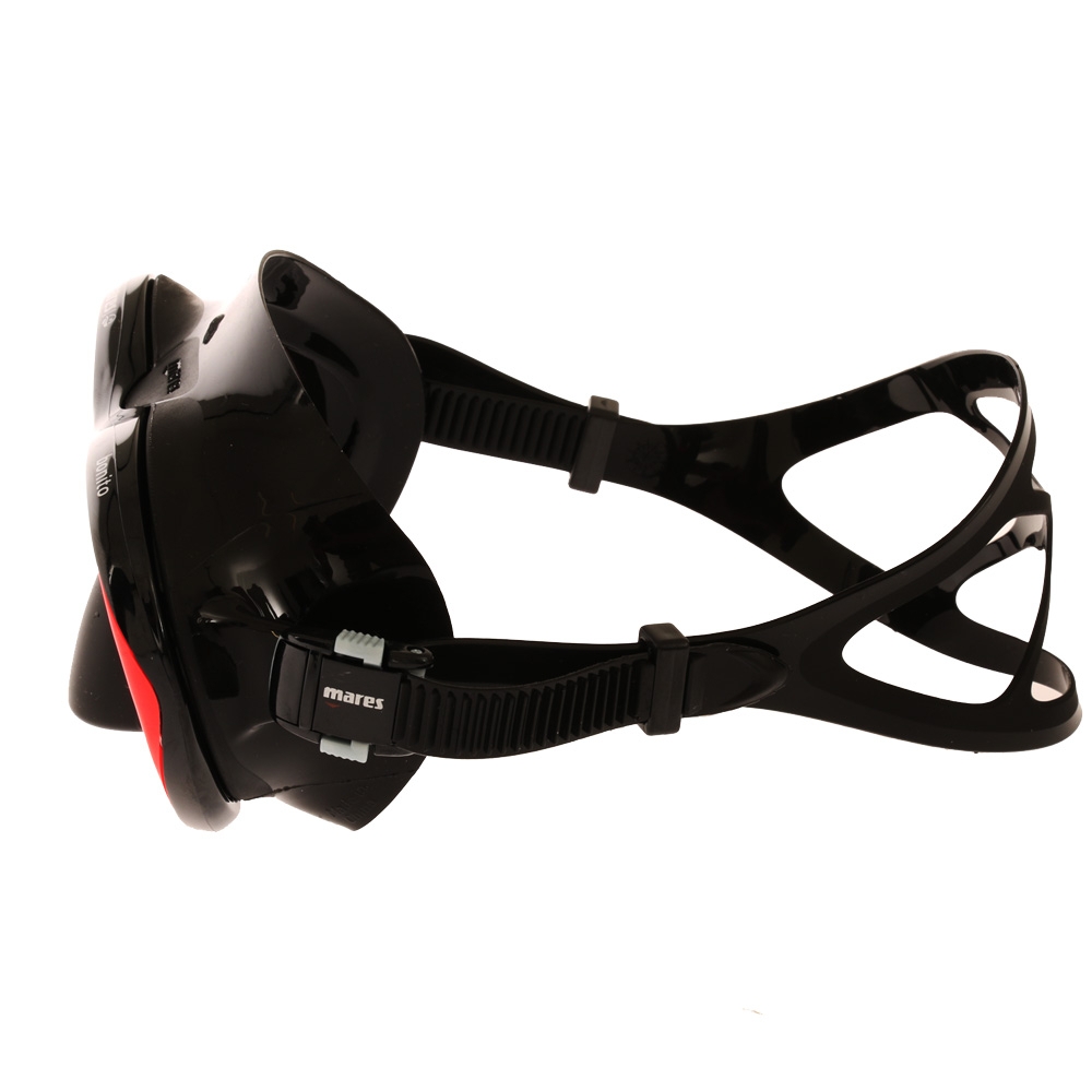 Mares Bonito X-One Adult Dive Mask Snorkel and Fins Set Red/Black