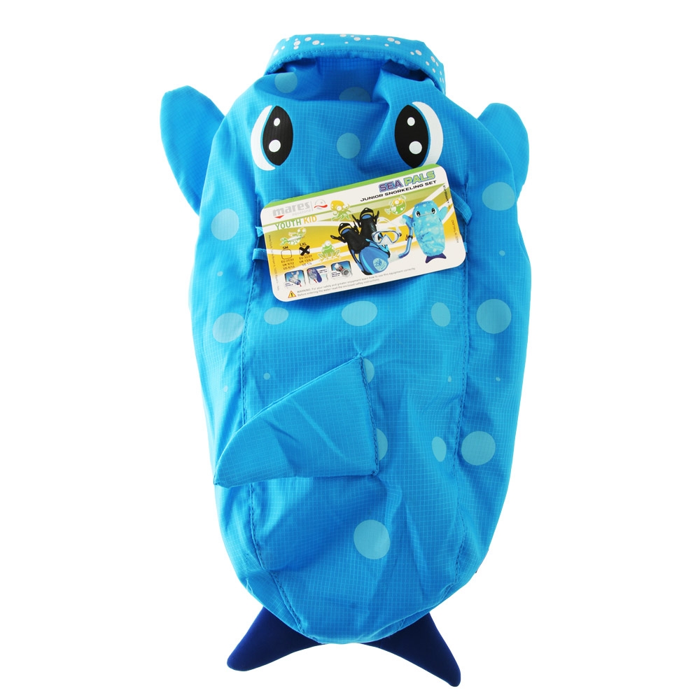 Mares Sea Pals Junior Dive Mask Snorkel and Fins Set S/M Kids US9-13 Blue