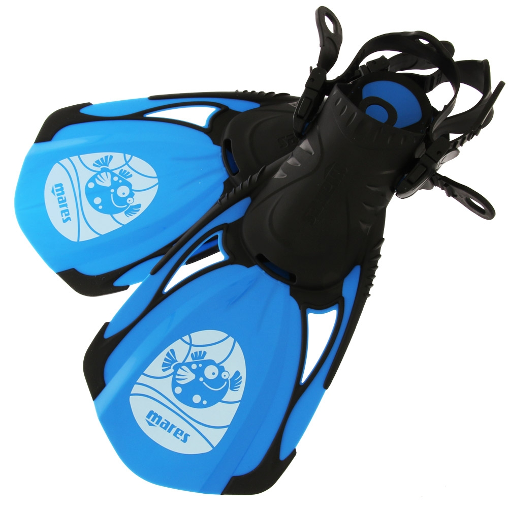 Mares Sea Pals Junior Dive Mask Snorkel and Fins Set S/M Kids US9-13 Blue