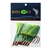 Holiday Flasher Beak Hooks 5/0 Qty 8 Green