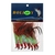 Holiday Flasher Beak Hooks 8/0 Qty 8 Motley