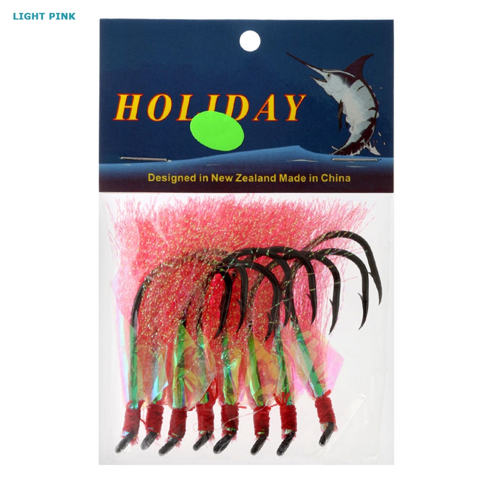 Holiday Flasher Beak Hooks 5/0 Qty 8
