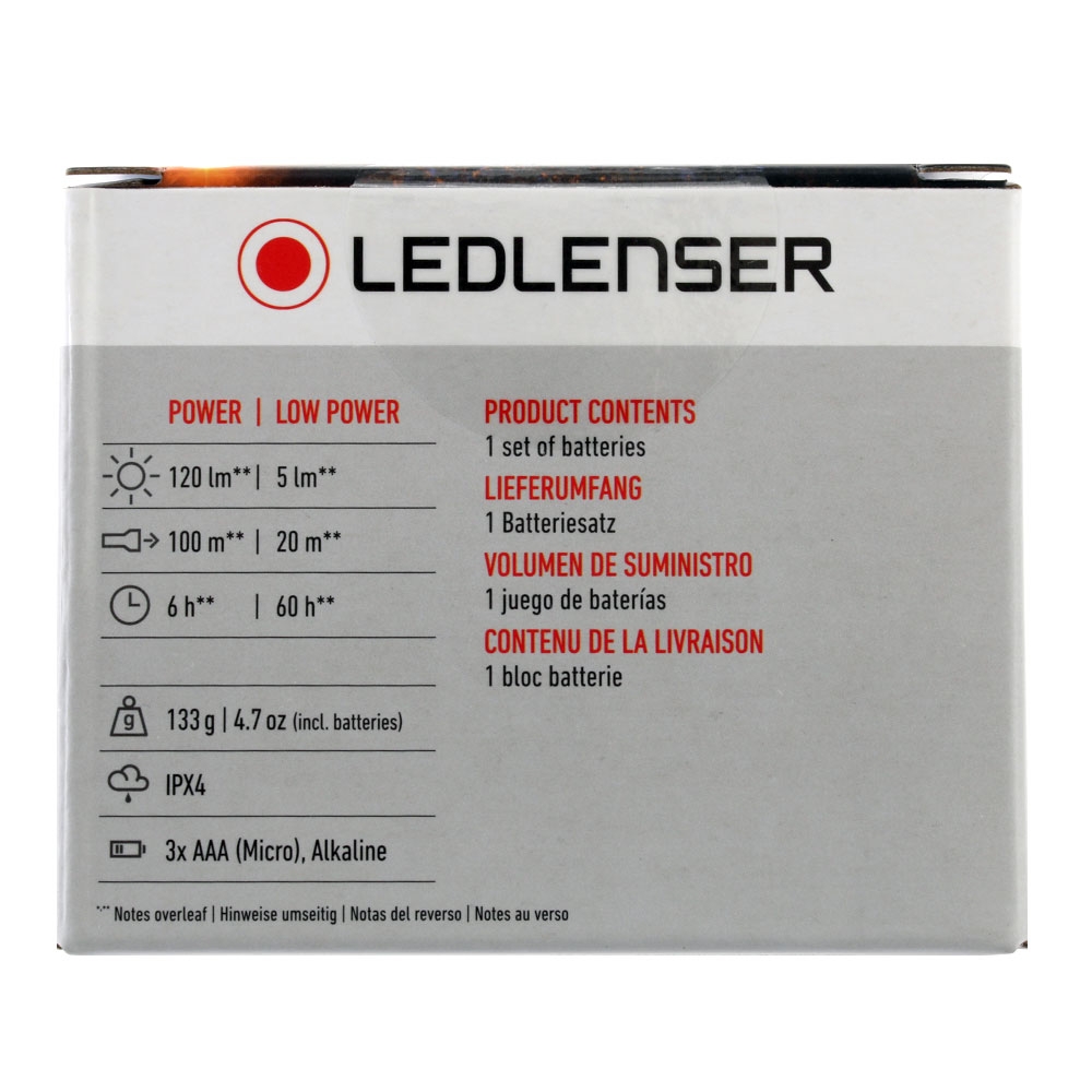 Ledlenser H3.2 Headlamp 120lm