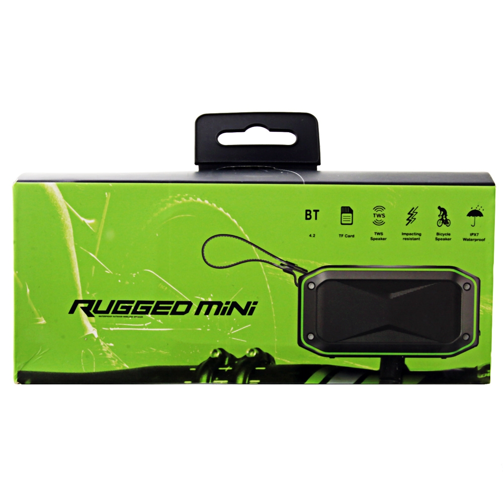 AdventureSeek IPX7 Waterproof Bluetooth Speaker 1200mAh Black