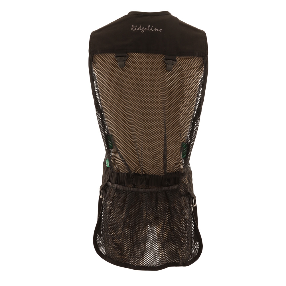 Ridgeline Legend Shooting Vest Black/Brown XS