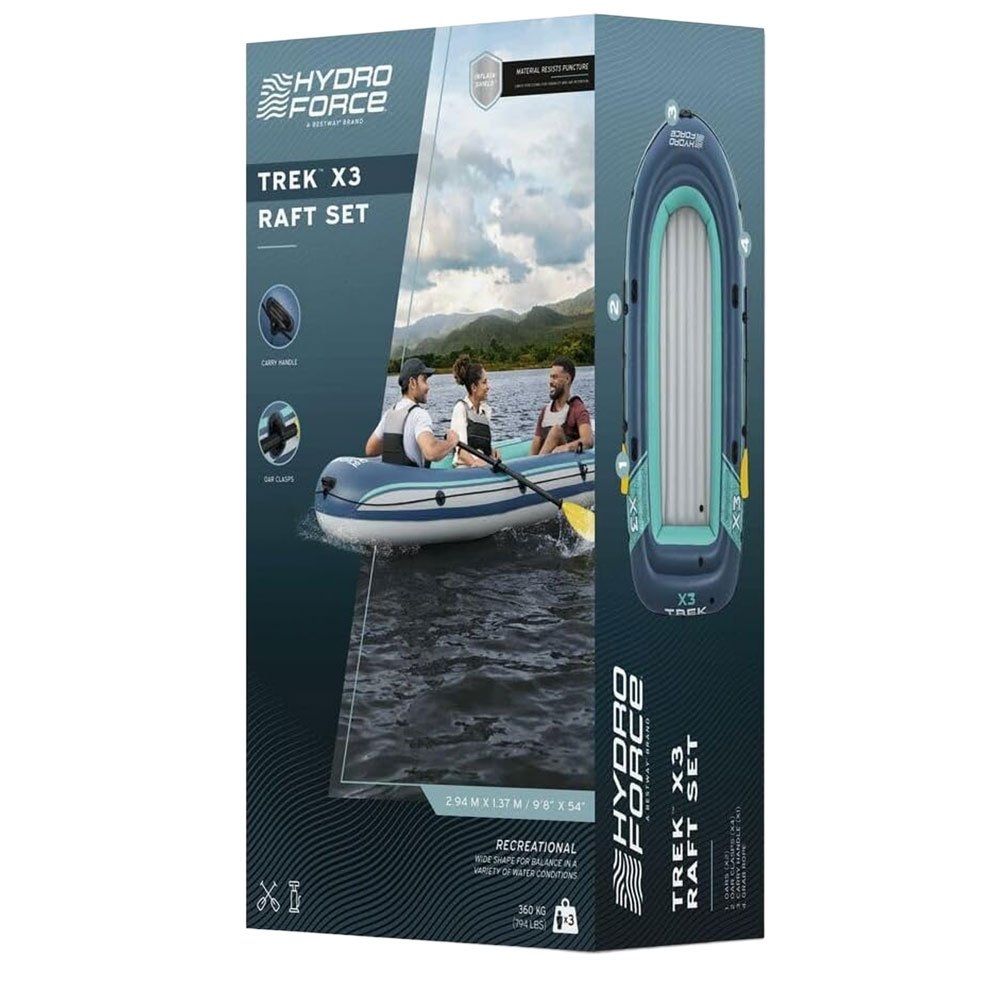 Hydro-Force Treck X3 Inflatable Raft Set 9ft 8in