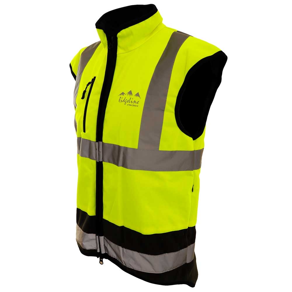 Ridgeline Tradies Safety Vest Yellow S