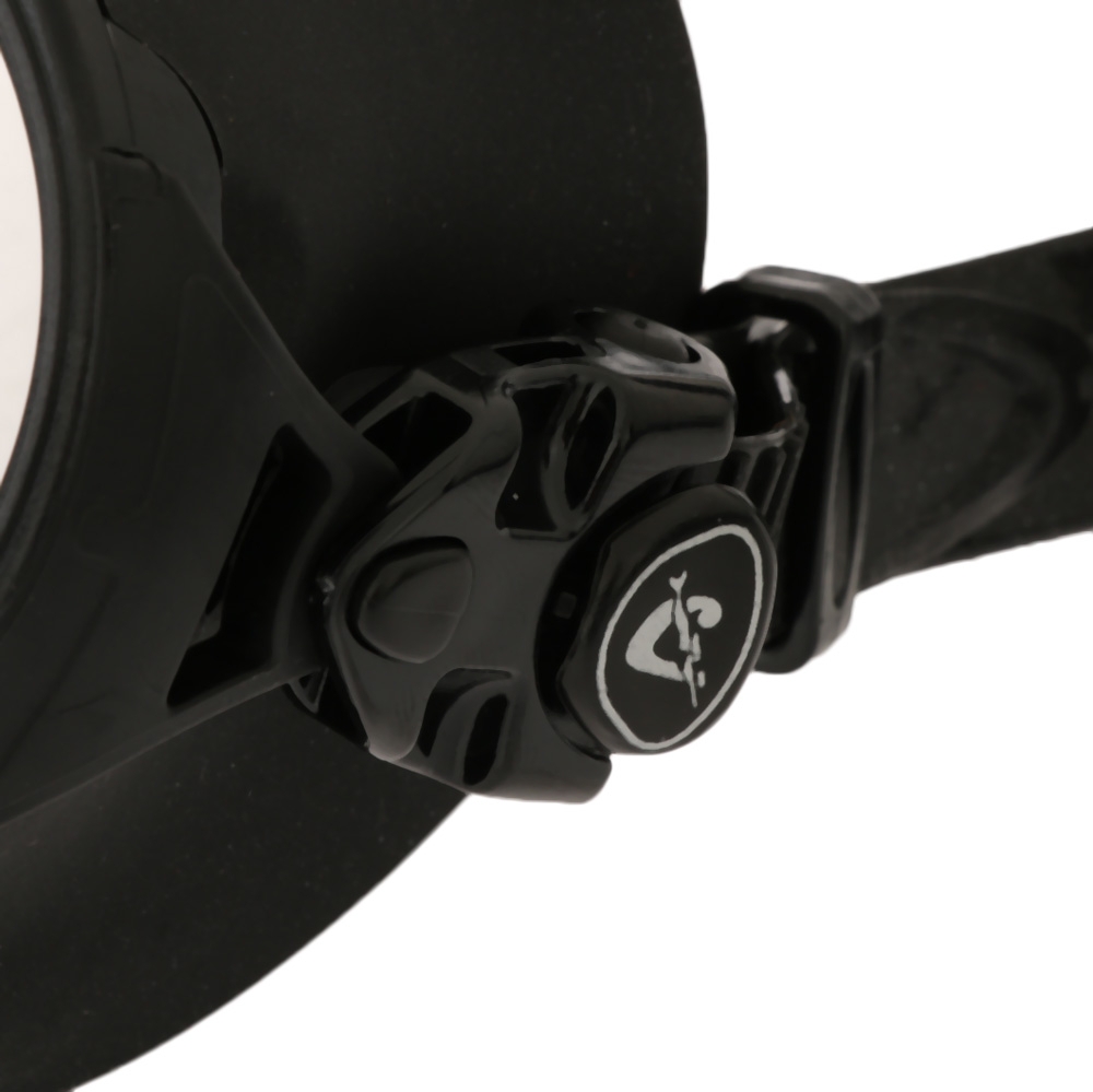 Cressi Calibro Corsica Adult Dive Mask and Snorkel Set Black