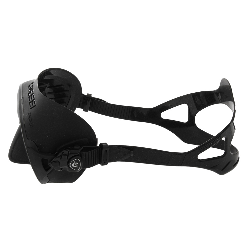 Cressi Calibro Corsica Adult Dive Mask and Snorkel Set Black