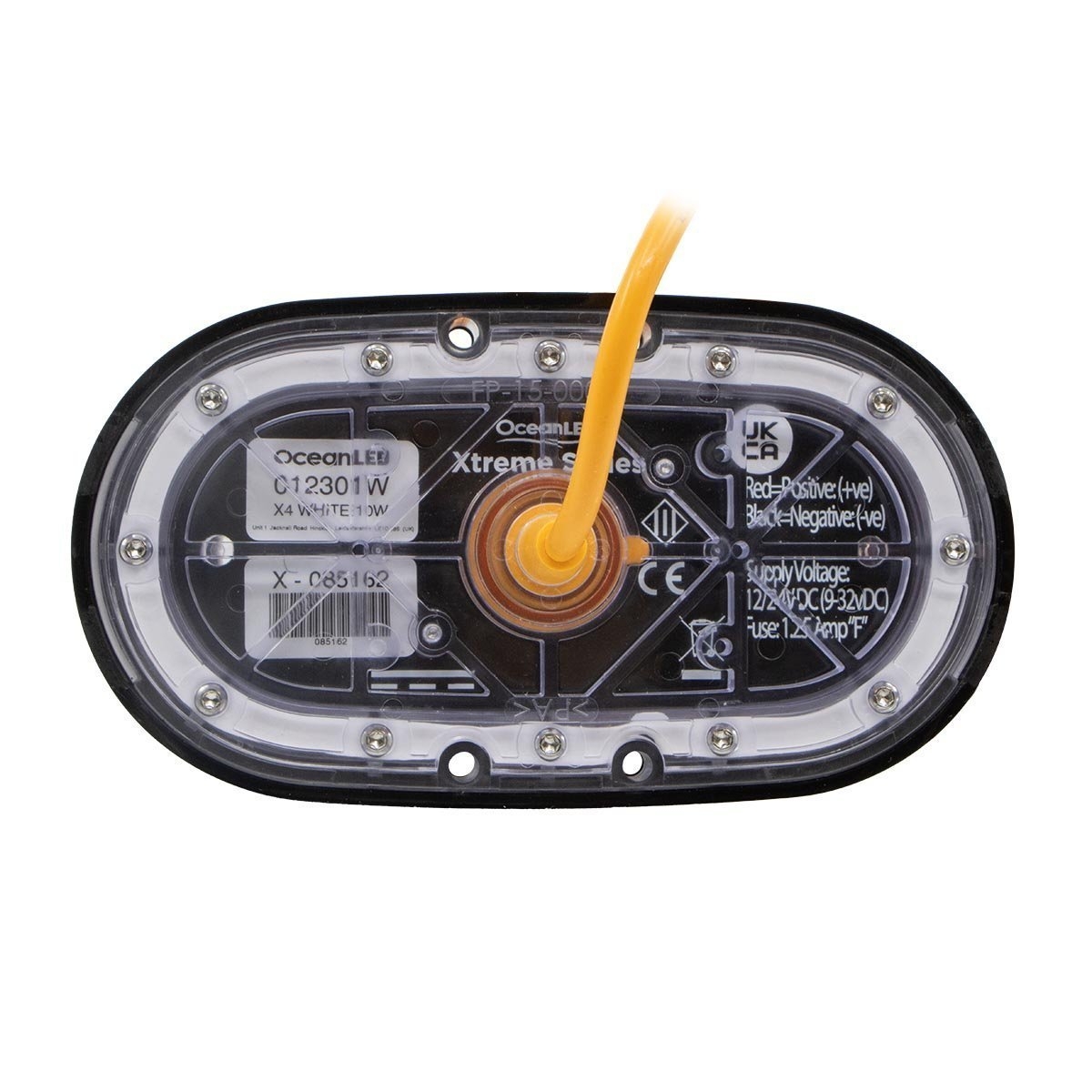 OceanLED X4 Underwater Light Ultra White Black Bezel