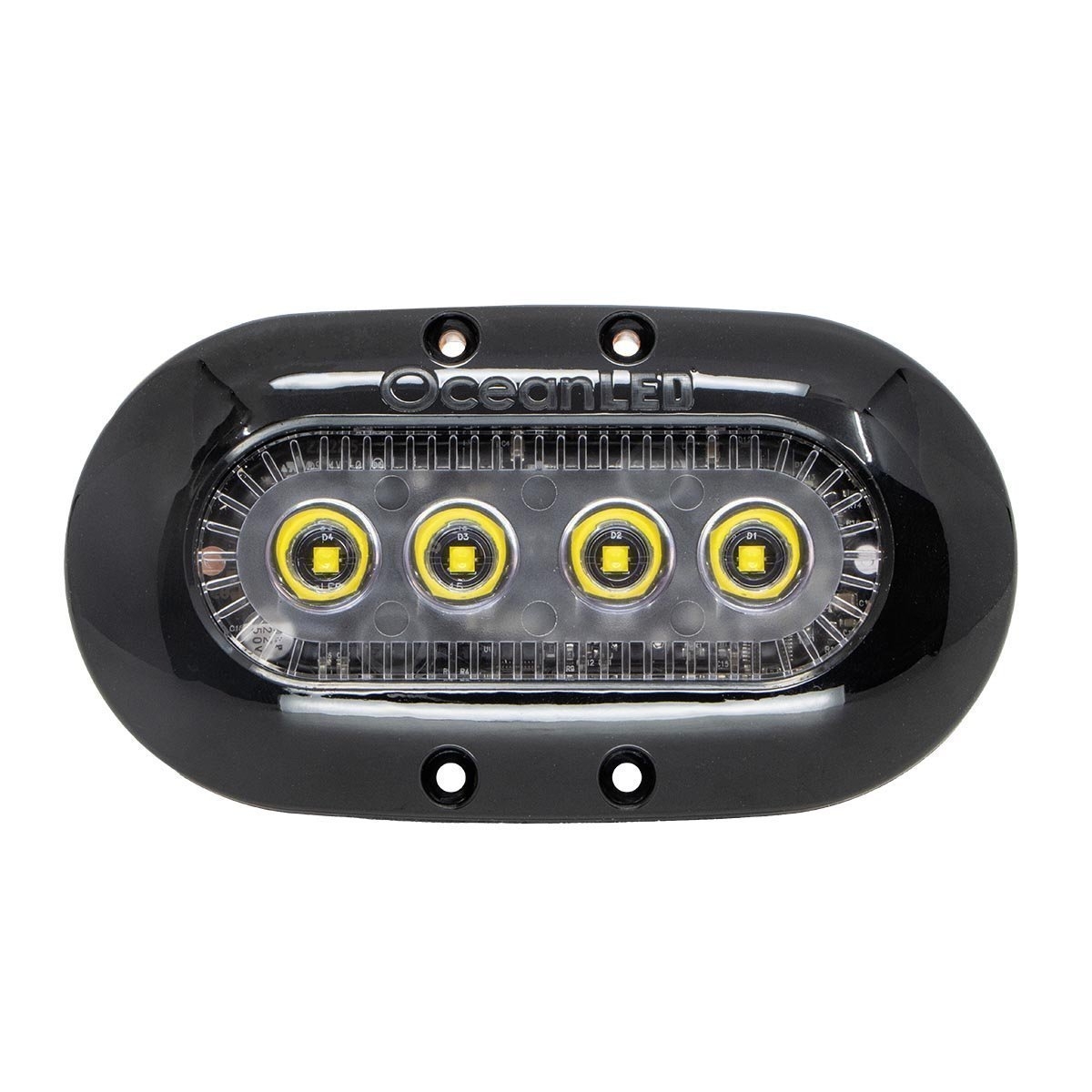 OceanLED X4 Underwater Light Ultra White Black Bezel