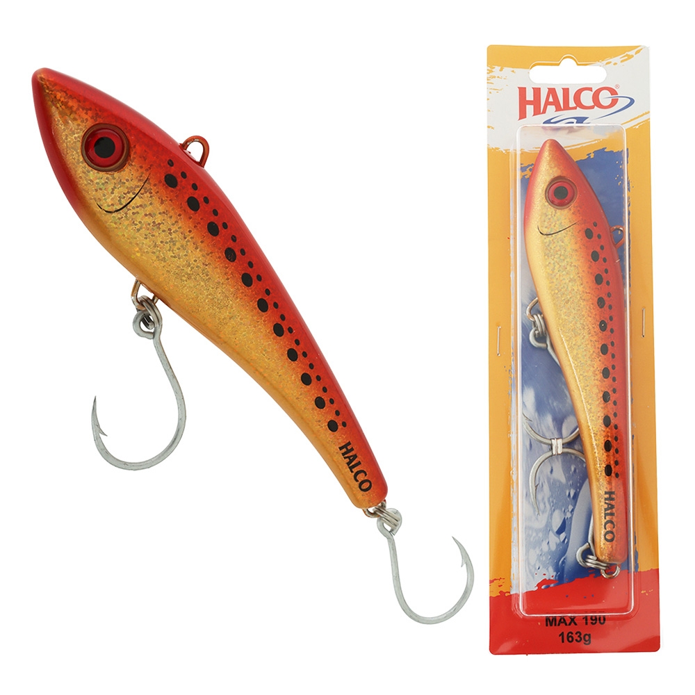 Halco Max 190 Minnow Lure 190mm 155g King Brown