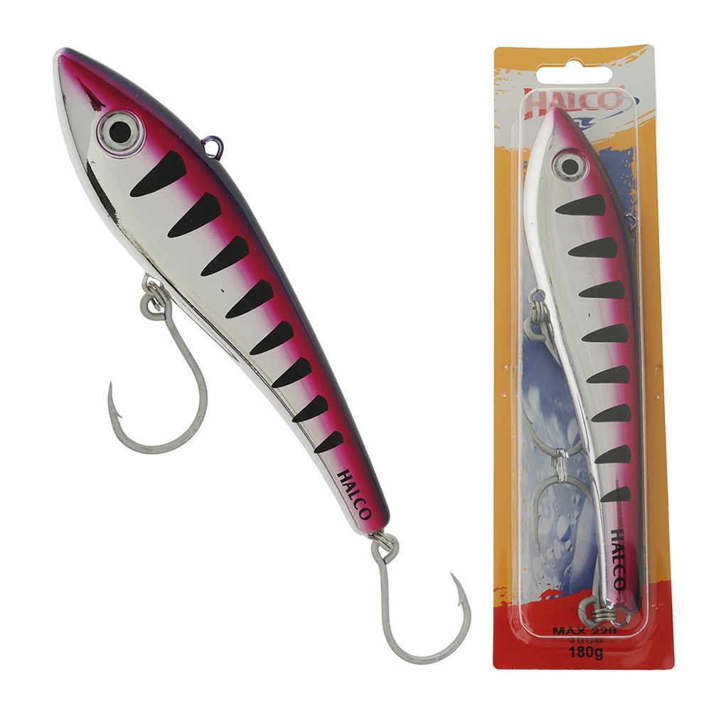 Halco Max 220 Minnow Lure 220mm 180g Chrome Pink