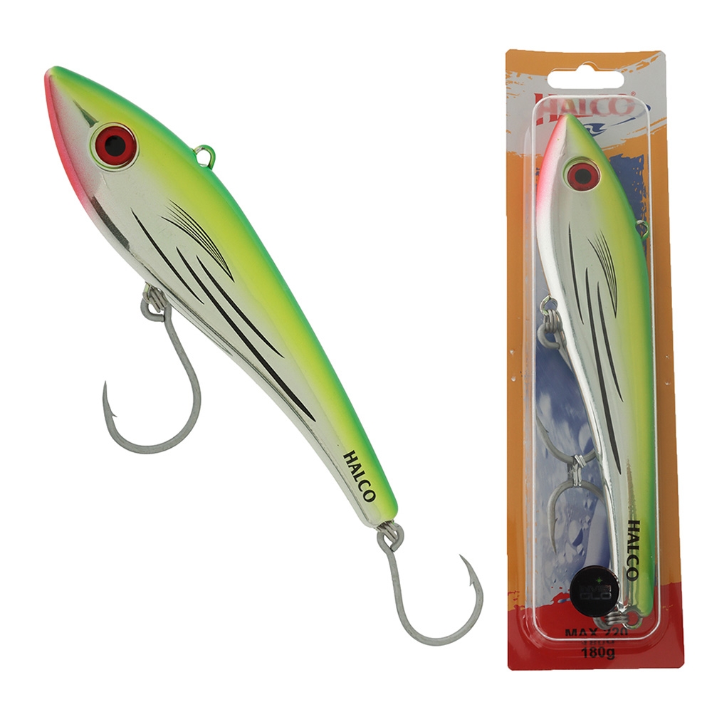 Halco Max 220 Minnow Lure 220mm 180g Liquid Lime
