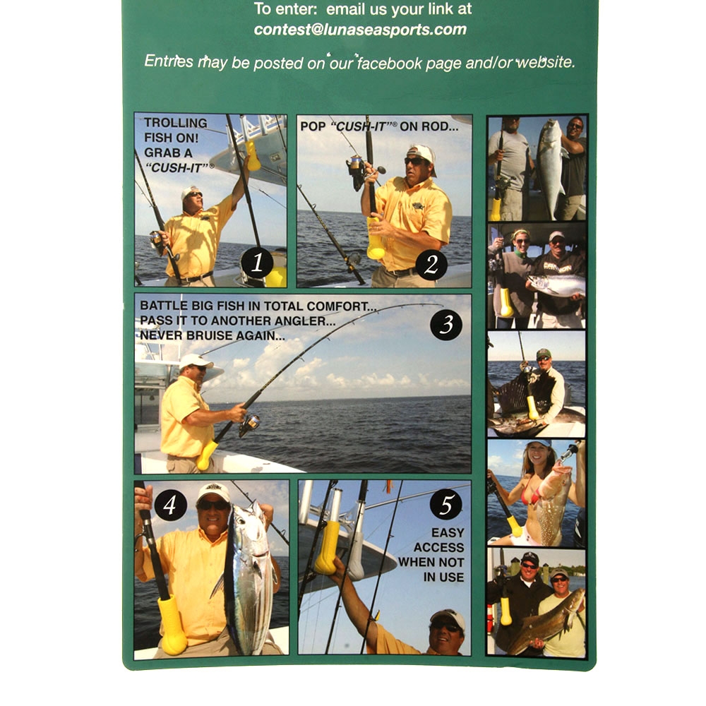 Cush-it Rod Butt Cushion Big Game Large Silver