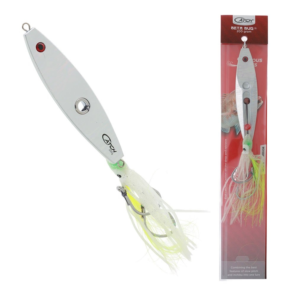Catch Beta Bug Inchiku Lure 200g White Warrior