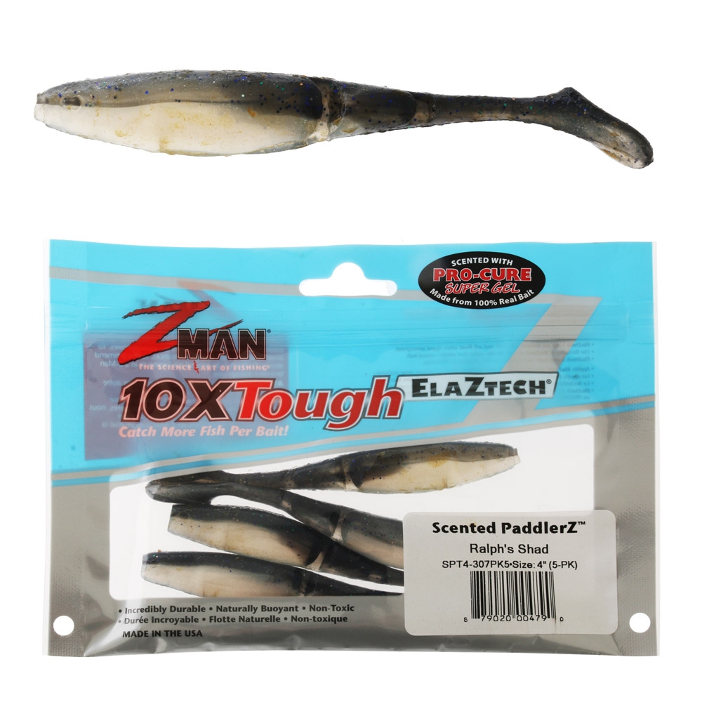 Z-Man PaddlerZ Scented Soft Bait 10cm Ralph's Shad