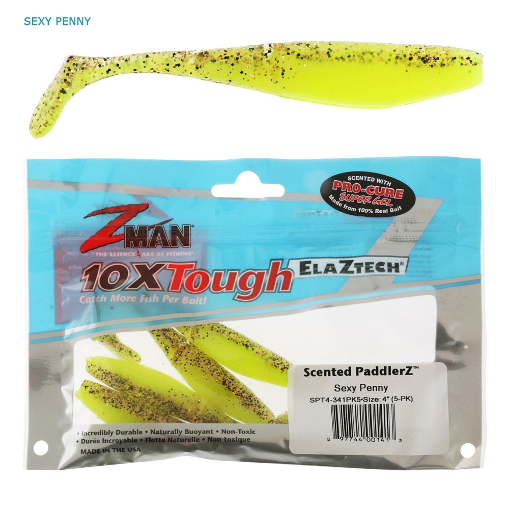 Z-Man PaddlerZ Scented Soft Bait 10cm