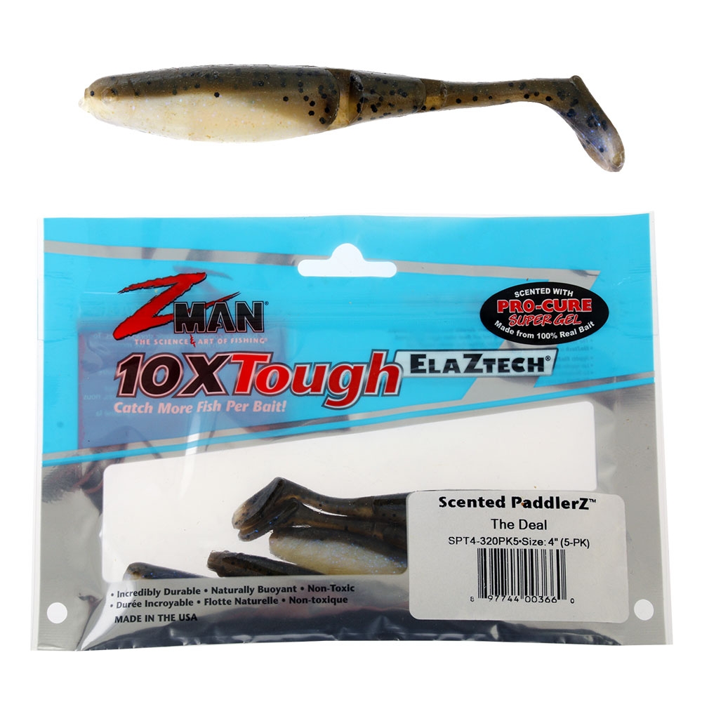 Z-Man PaddlerZ Scented Soft Bait 10cm The Deal