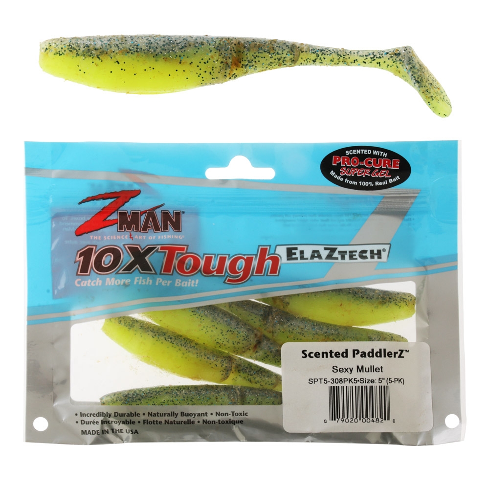 Z-Man PaddlerZ Scented Soft Bait 12.7cm Sexy Mullet