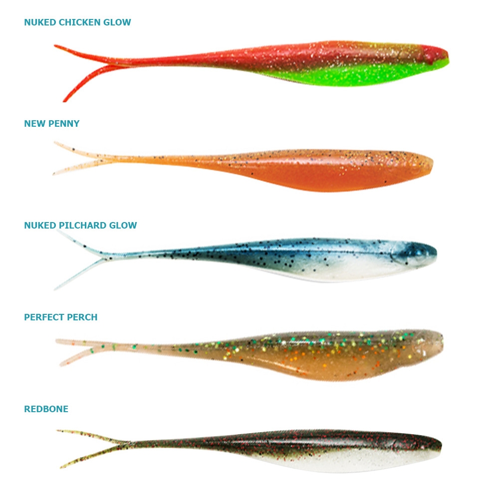 Z-Man Jerk ShadZ Scented Soft Bait 10cm Qty 5