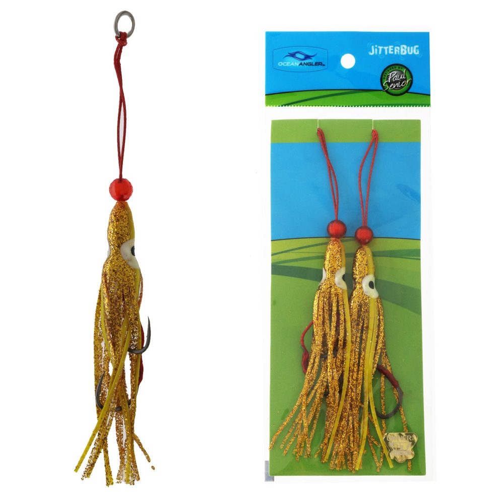 Ocean Angler Jitterbug Replacement Assist Rigs Qty 2 3in Bruised Banana