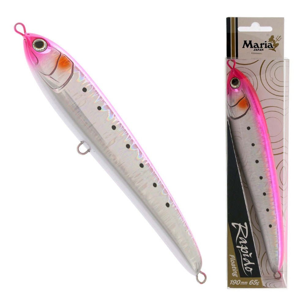  Maria Rapido Floating Stickbait 190mm 65g Pink Sardine
