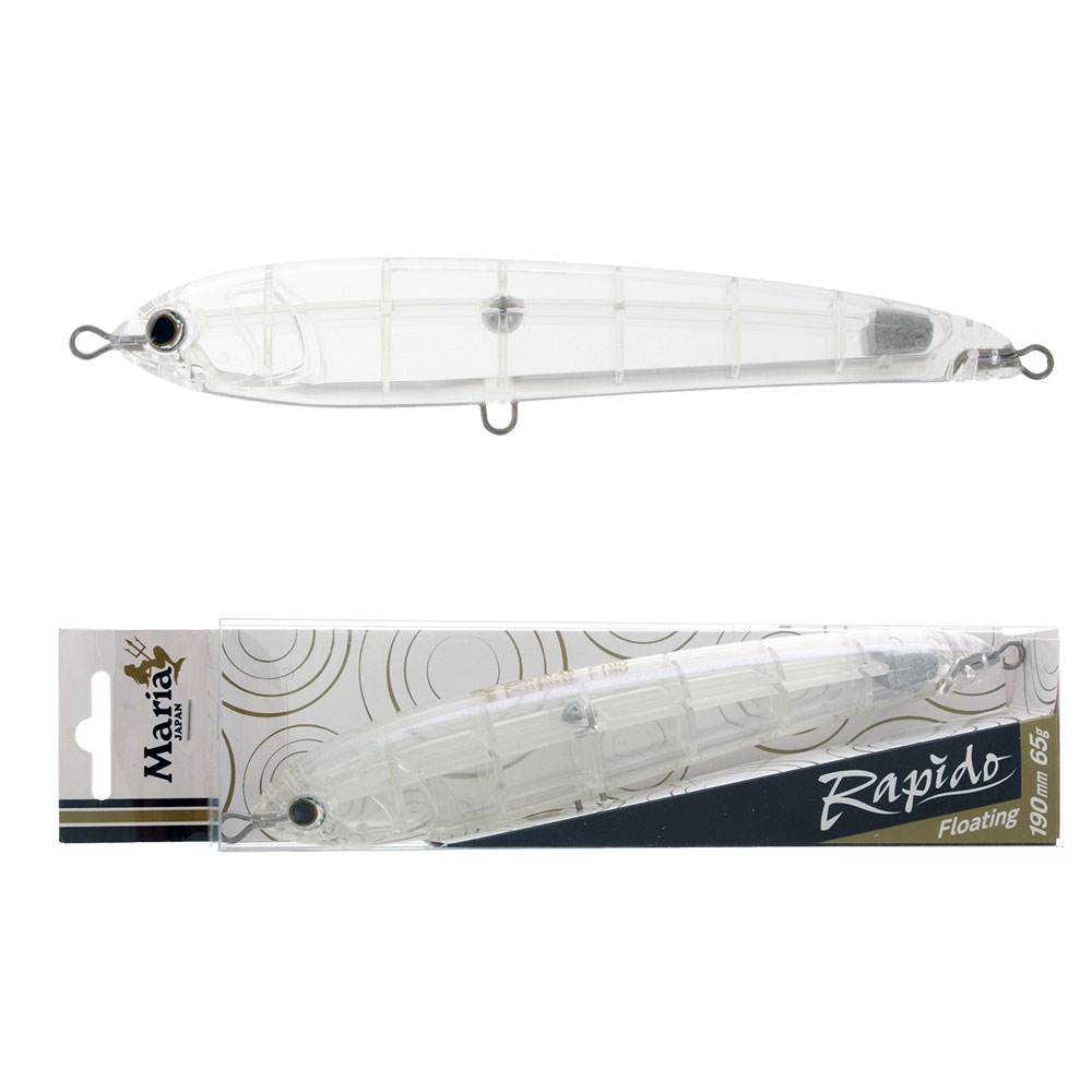  Maria Rapido Floating Stickbait 190mm 65g Clear