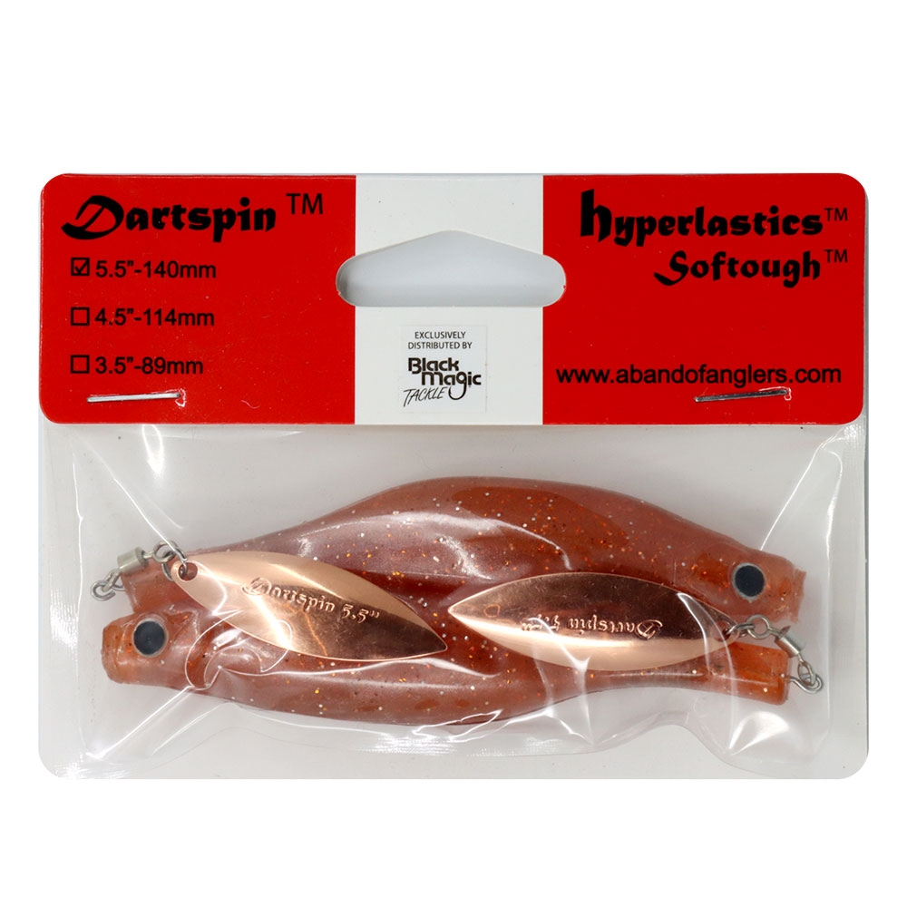 Black Magic Dartspin Soft Bait Lure 15cm New Penny